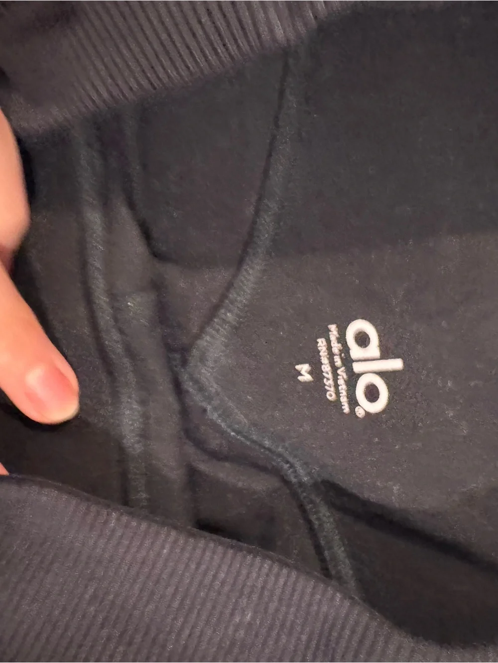 ALO Yoga Kids Black High-Rise Leggings